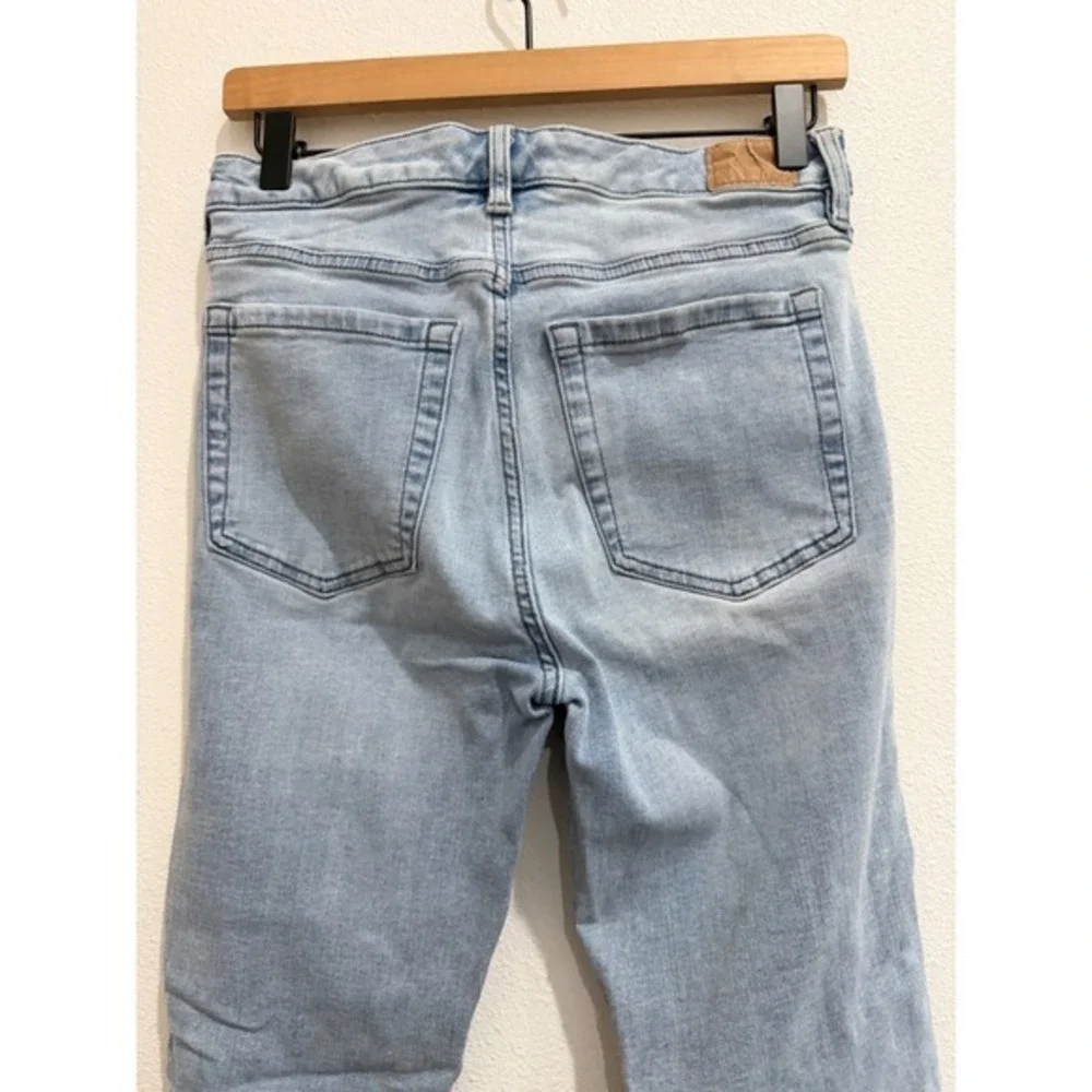 Aeropostale Womens High Rise Skinny Jeans Light Wash Blue Size 10‎ Reg Stretch